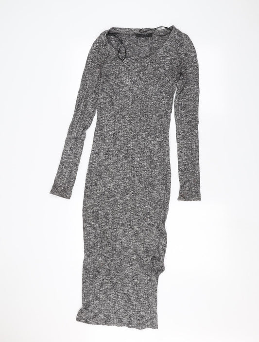 Amisu Womens Grey   A-Line  Size 6