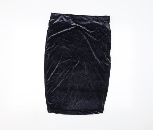 Costes Womens Blue   A-Line Skirt Size XL