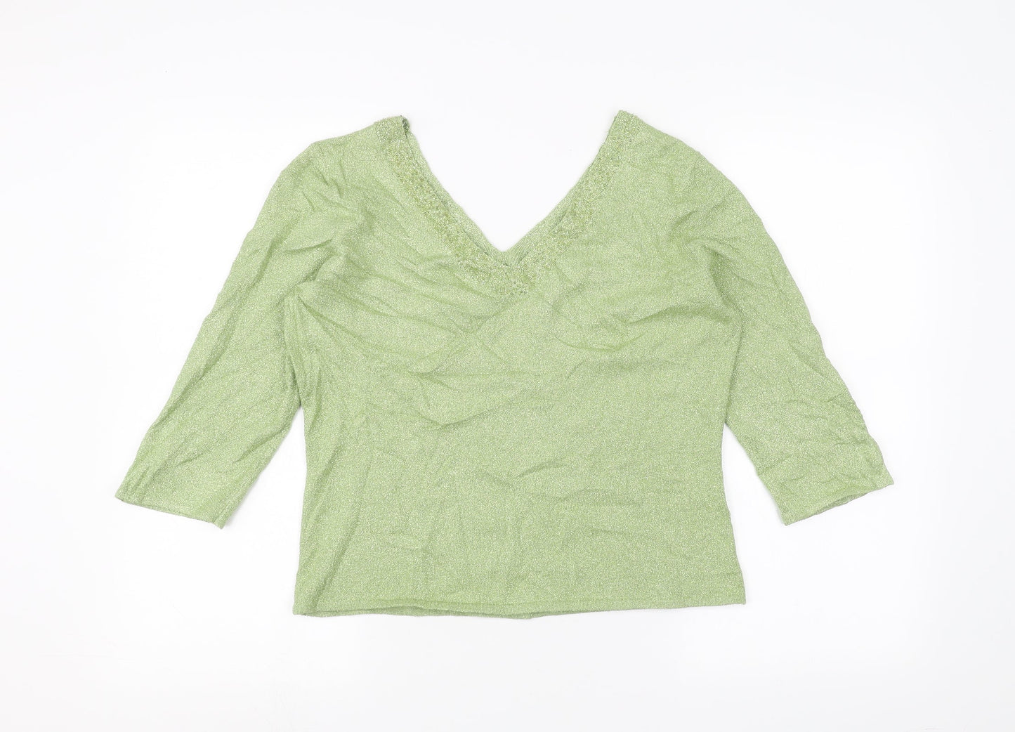Minuet Womens Green   Pullover Jumper Size 12