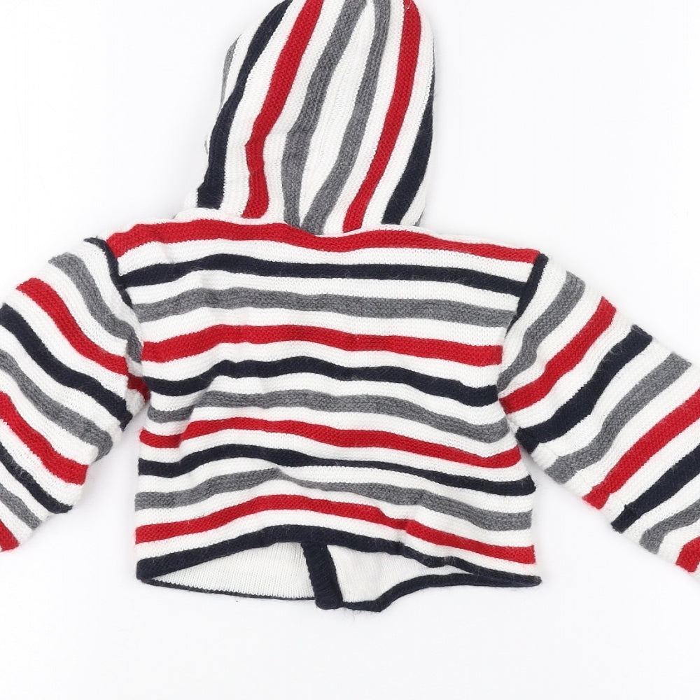 Nursery Rhyme Baby White Striped  Jacket  Size 3-6 Months