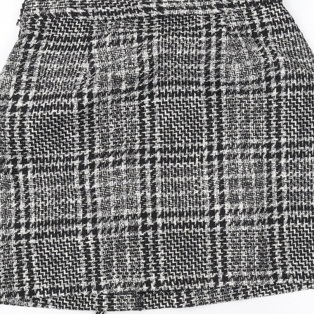 F&F Womens Black   A-Line Skirt Size 8