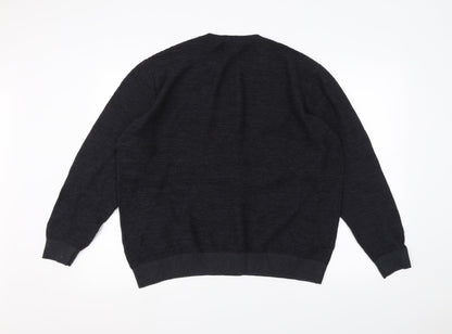 Preloved George Womens Black   Pullover Jumper Size 2XL - Back