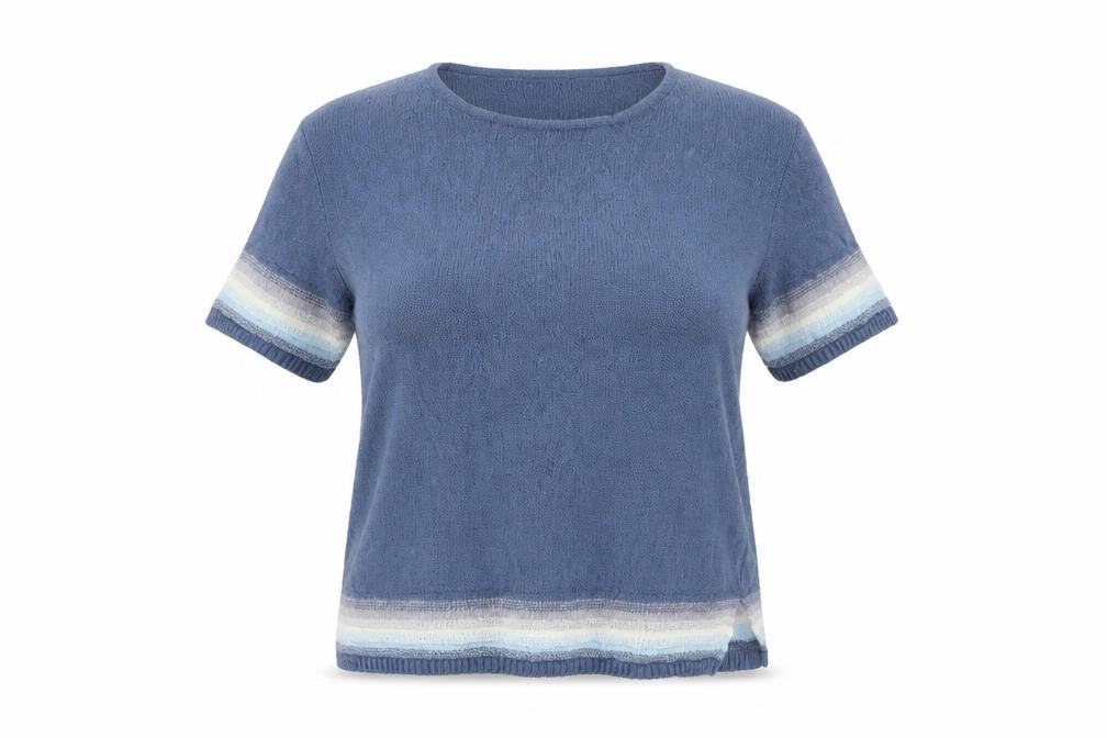 la maison du jersey Womens Blue   Basic T-Shirt Size 12