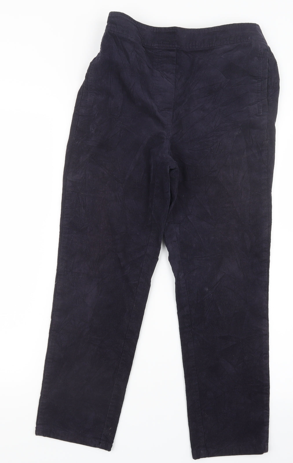 Marks and Spencer Womens Purple  Velvet Trousers  Size 10 L24 in
