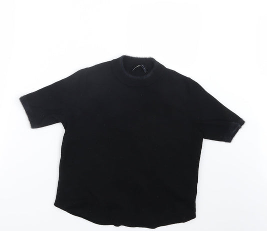 Zara Womens Black  Knit Pullover Jumper Size M