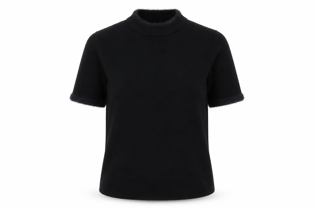 Zara Womens Black  Knit Pullover Jumper Size M