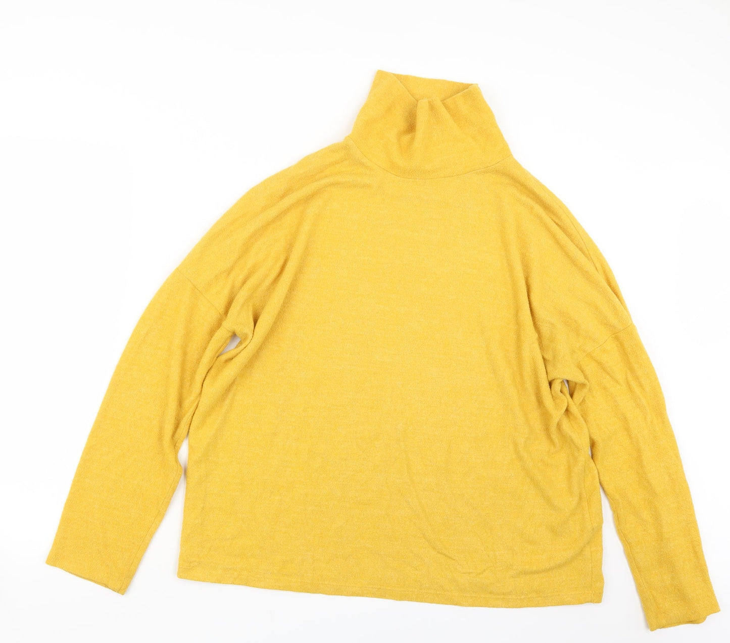 H&M Womens Yellow   Pullover Jumper Size L
