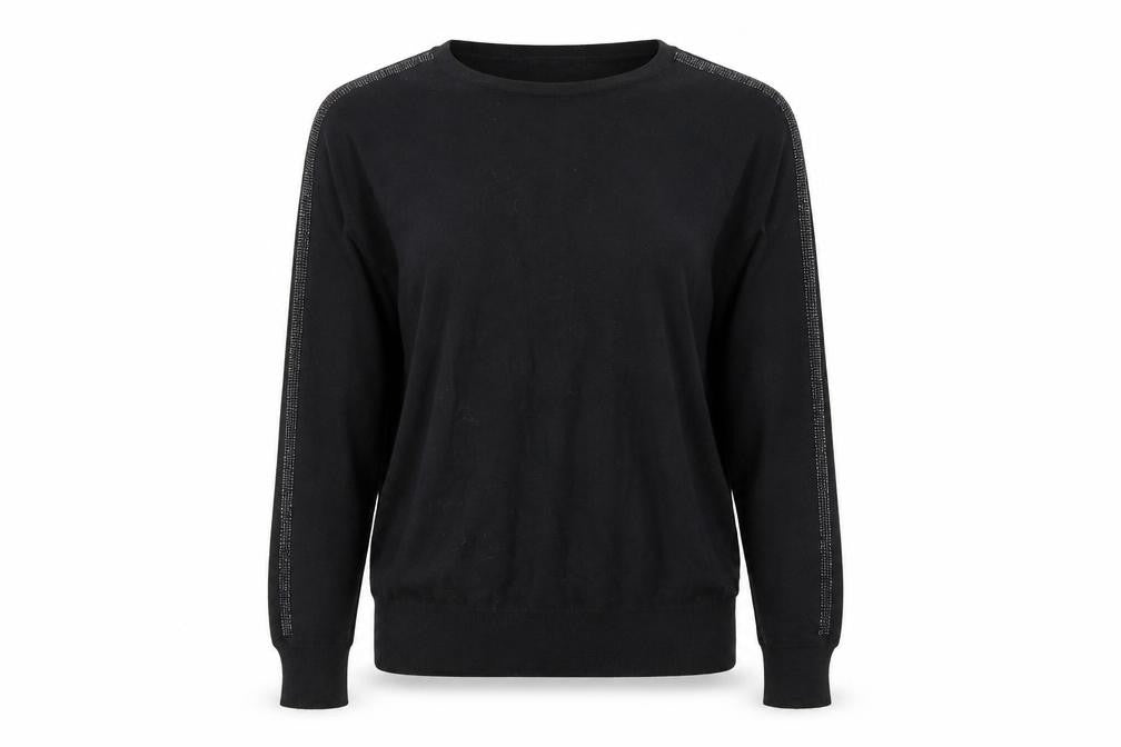 Primark Womens Black  Knit Pullover Jumper Size 10