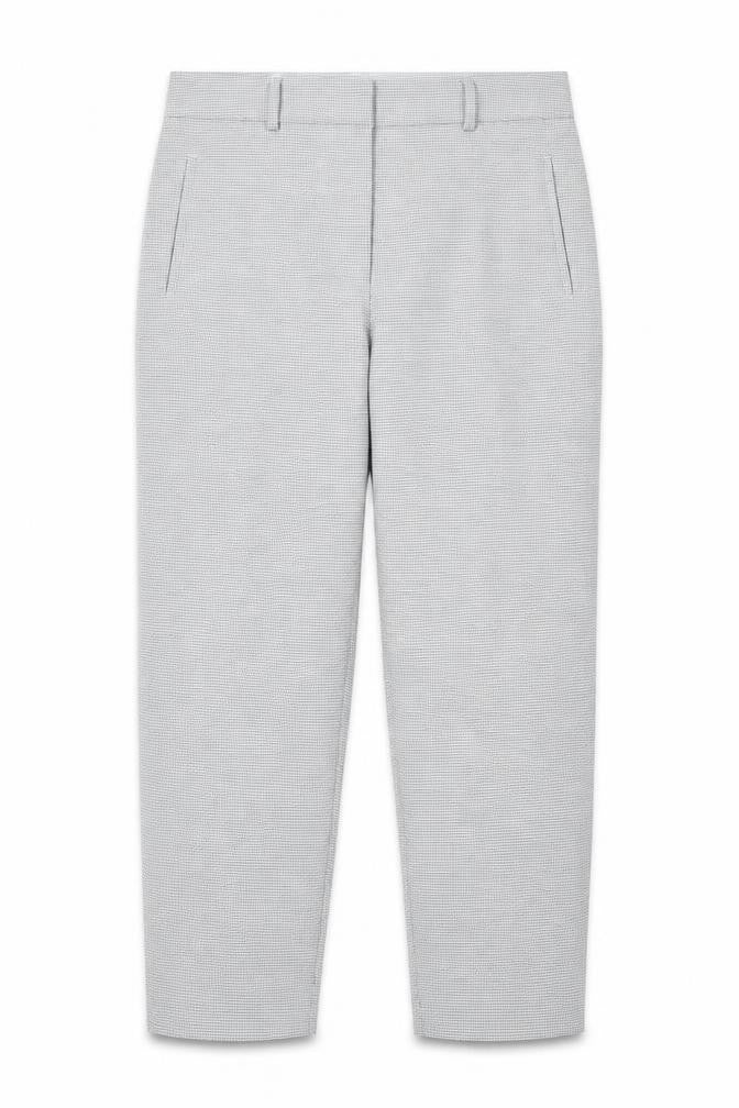 Carolina Belle Womens Grey Houndstooth  Trousers  Size 14 L25.5 in