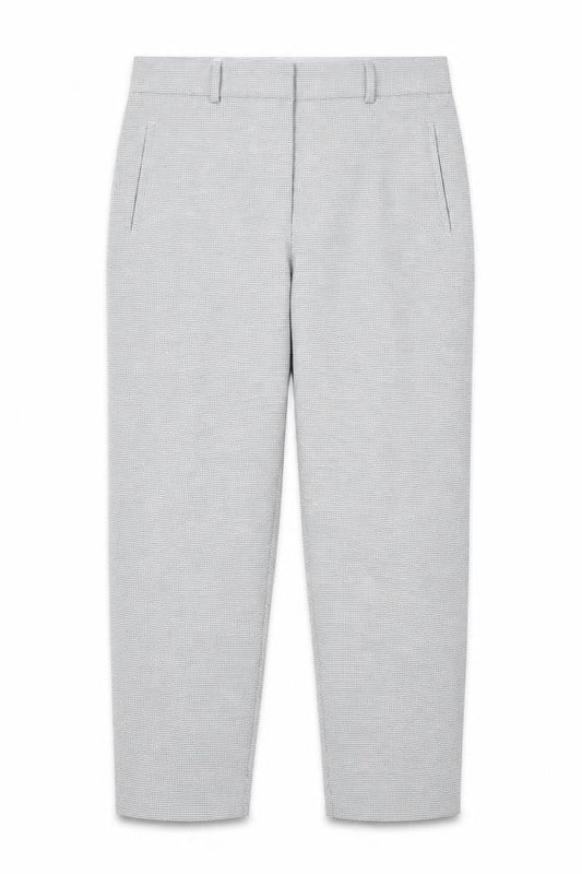 Carolina Belle Womens Grey Houndstooth  Trousers  Size 14 L25.5 in