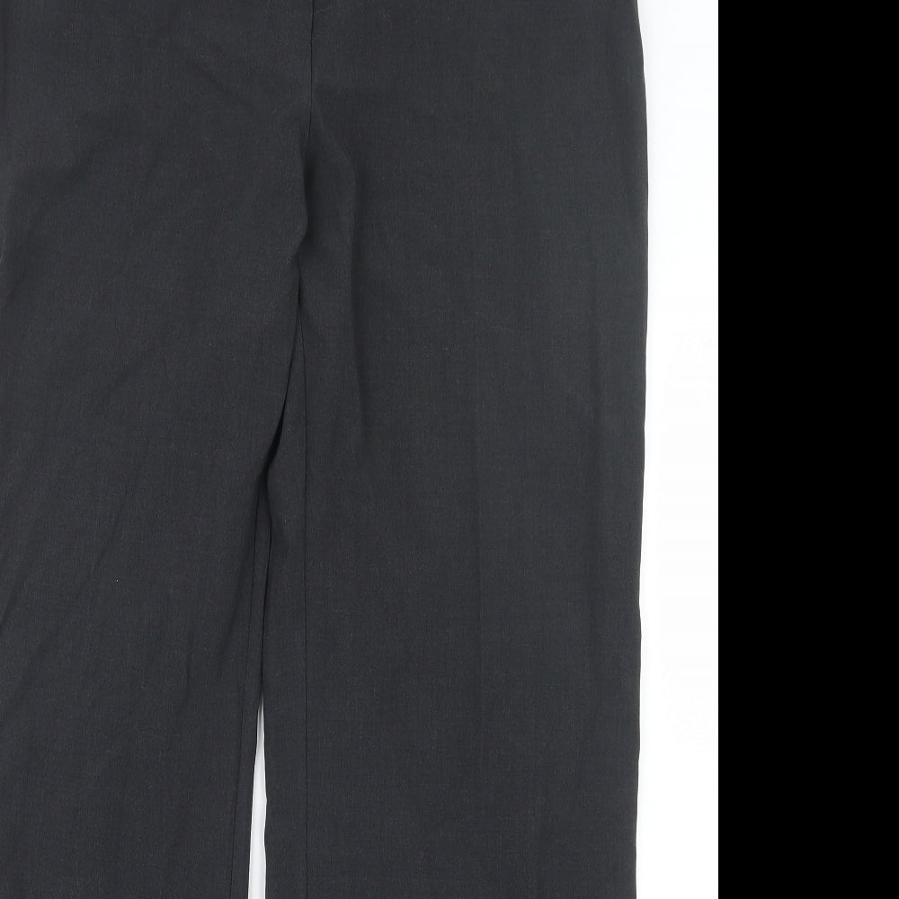 Marks and Spencer Womens Grey   Trousers  Size 14 L28 in