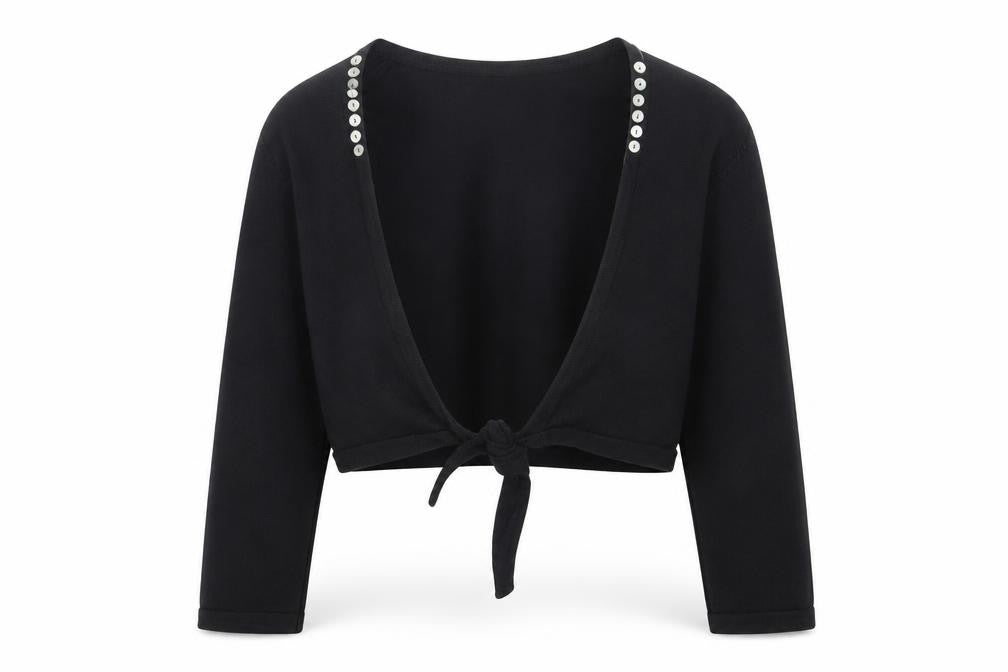 Country Casuals Womens Black Cardigan Jumper Size S
