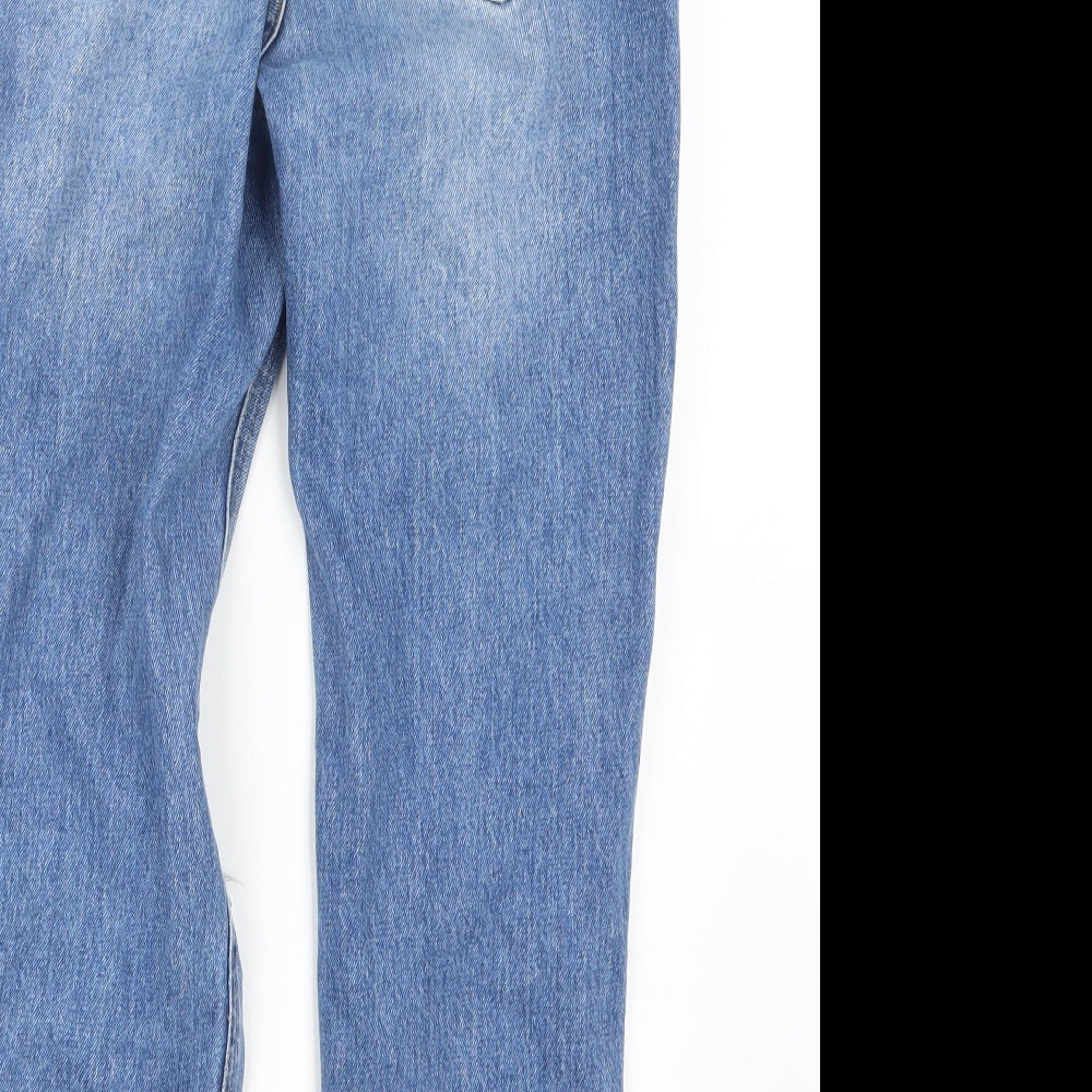 Pull&Bear Womens Blue  Denim Mom Jeans Size 6 L26 in