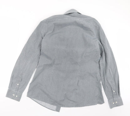 Next Mens Black    Button-Up Size 15.5