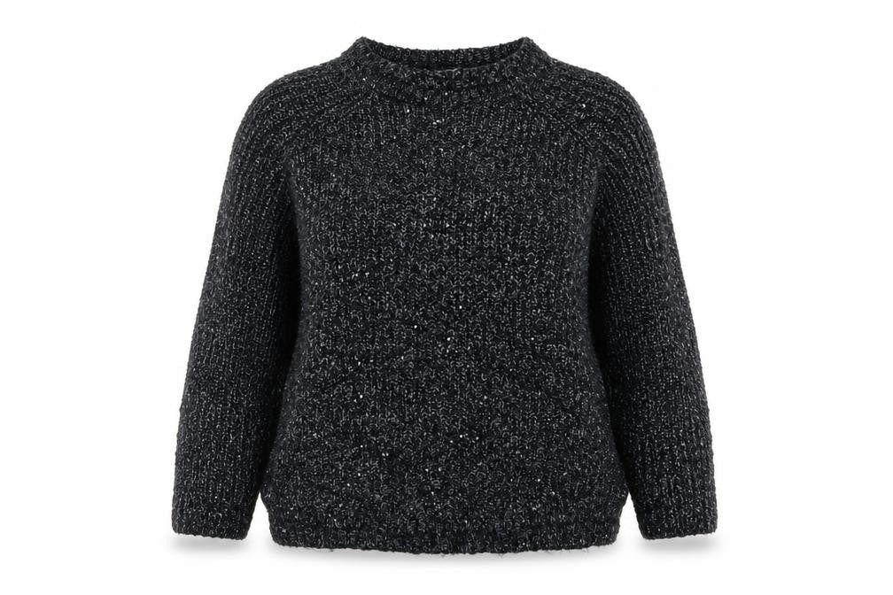 Nutmeg Womens Grey  Knit Pullover Jumper Size 14
