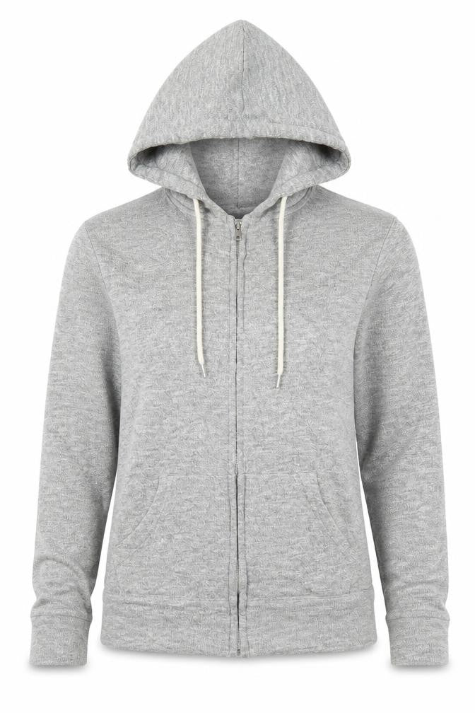Atmosphere Womens Grey   Full Zip Hoodie Size 6