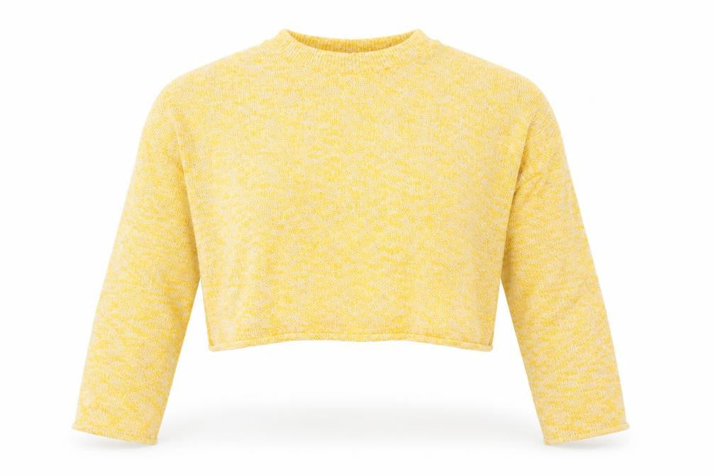 H&M Womens Yellow  Knit Pullover Jumper Size L