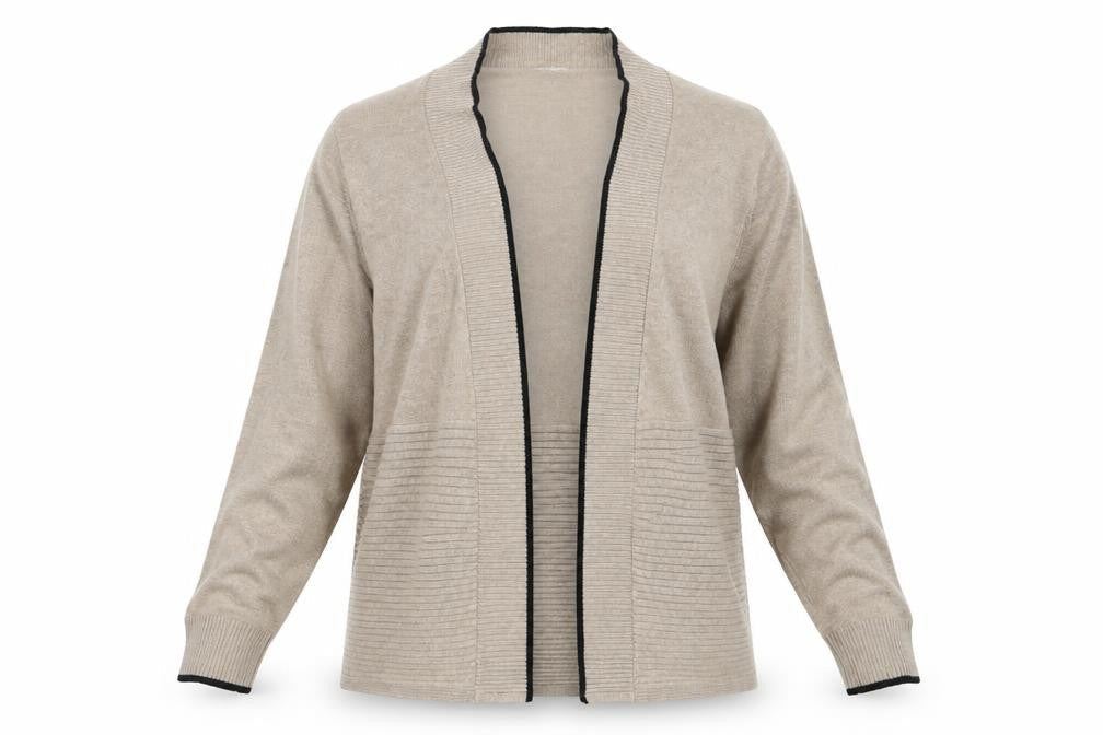 Retrology Womens Brown  Rayon Cardigan Jumper Size S