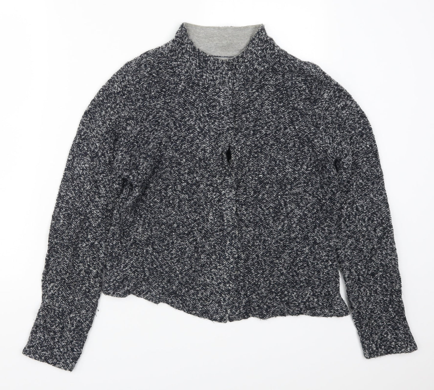 Bianca Womens Grey  Knit Cardigan Jumper Size 12