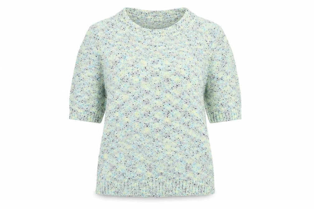 M&Co Womens Blue  Knit Pullover Jumper Size 10