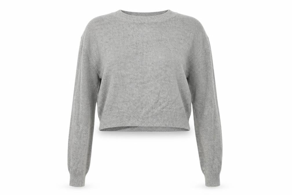 H&M Womens Grey  Knit Pullover Jumper Size S