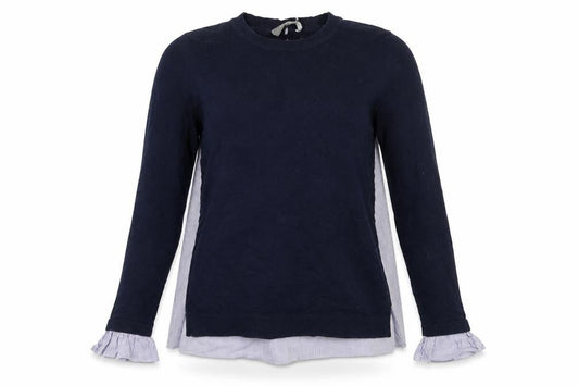 Oasis Womens Blue  Knit Pullover Jumper Size S