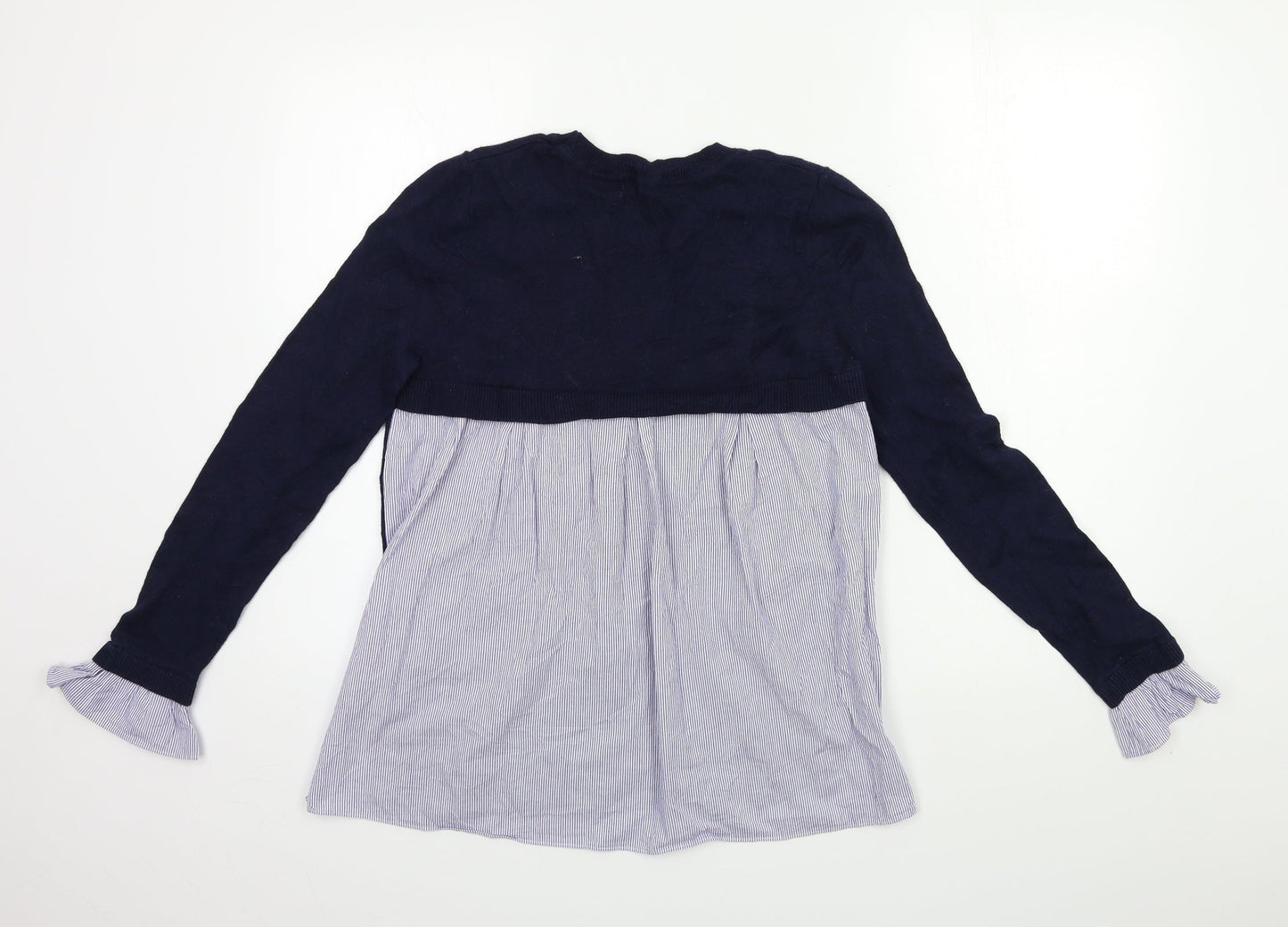 Oasis Womens Blue  Knit Pullover Jumper Size S