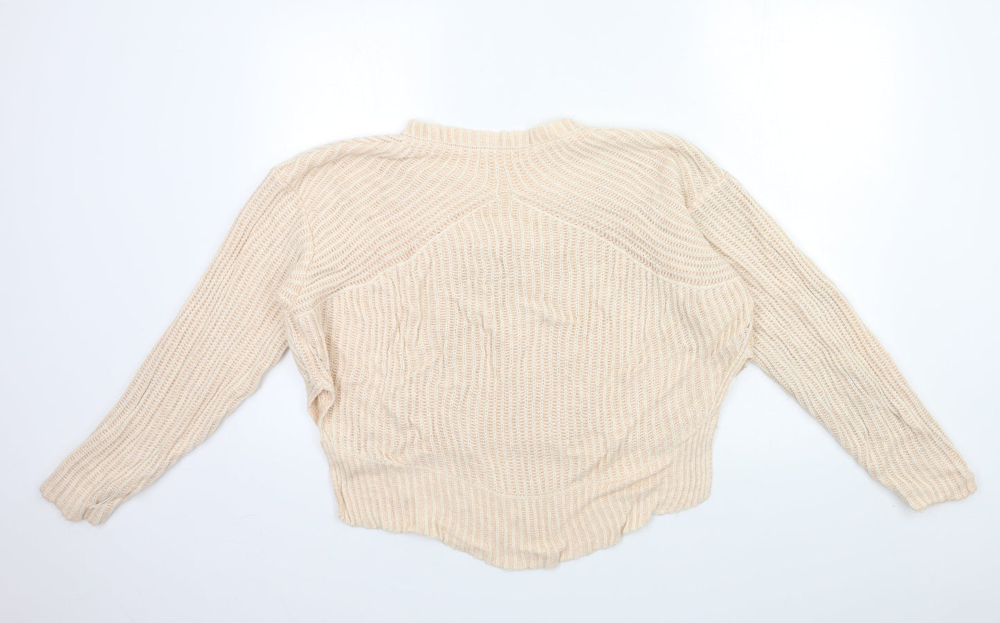 Topshop Womens Pink  Knit Pullover Jumper Size S