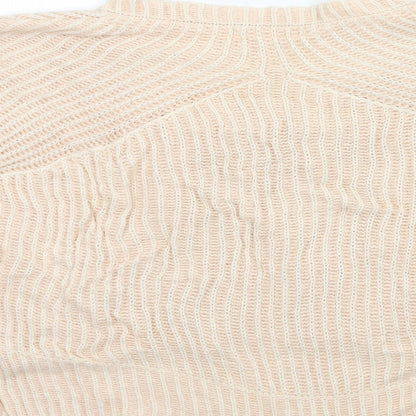 Topshop Womens Pink  Knit Pullover Jumper Size S