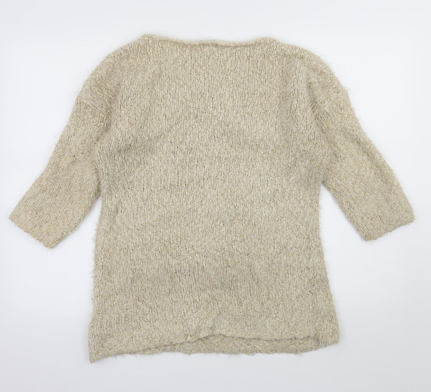 F&F Womens Ivory  Knit Pullover Jumper Size 10