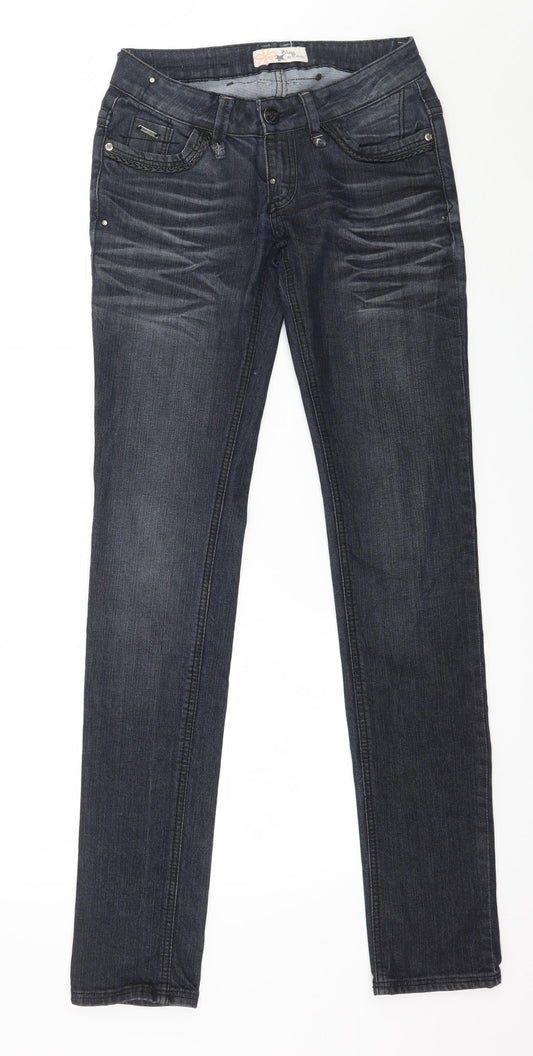 Blue Rags Womens Blue  Denim Skinny Jeans Size 26 in L34 in