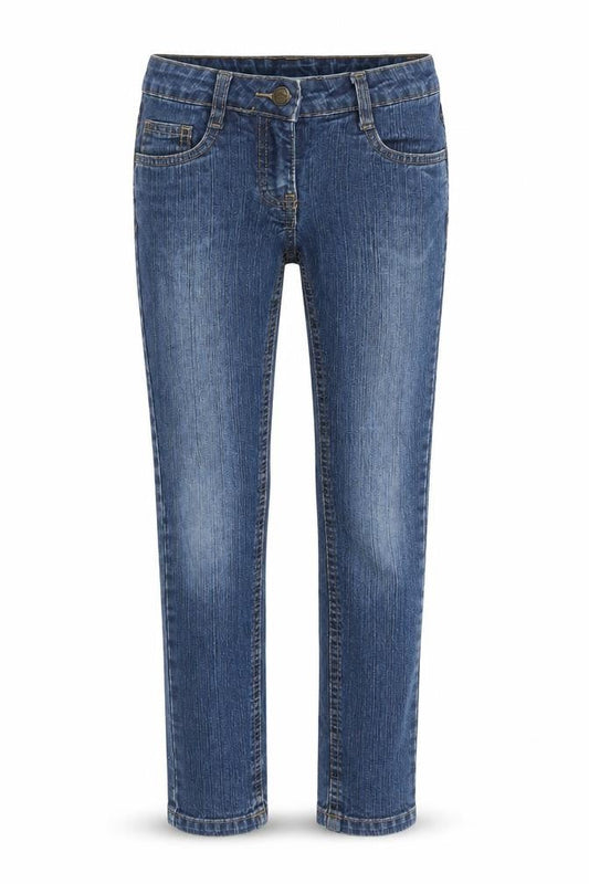 Here + There Girls Blue  Denim Straight Jeans Size 9 Years