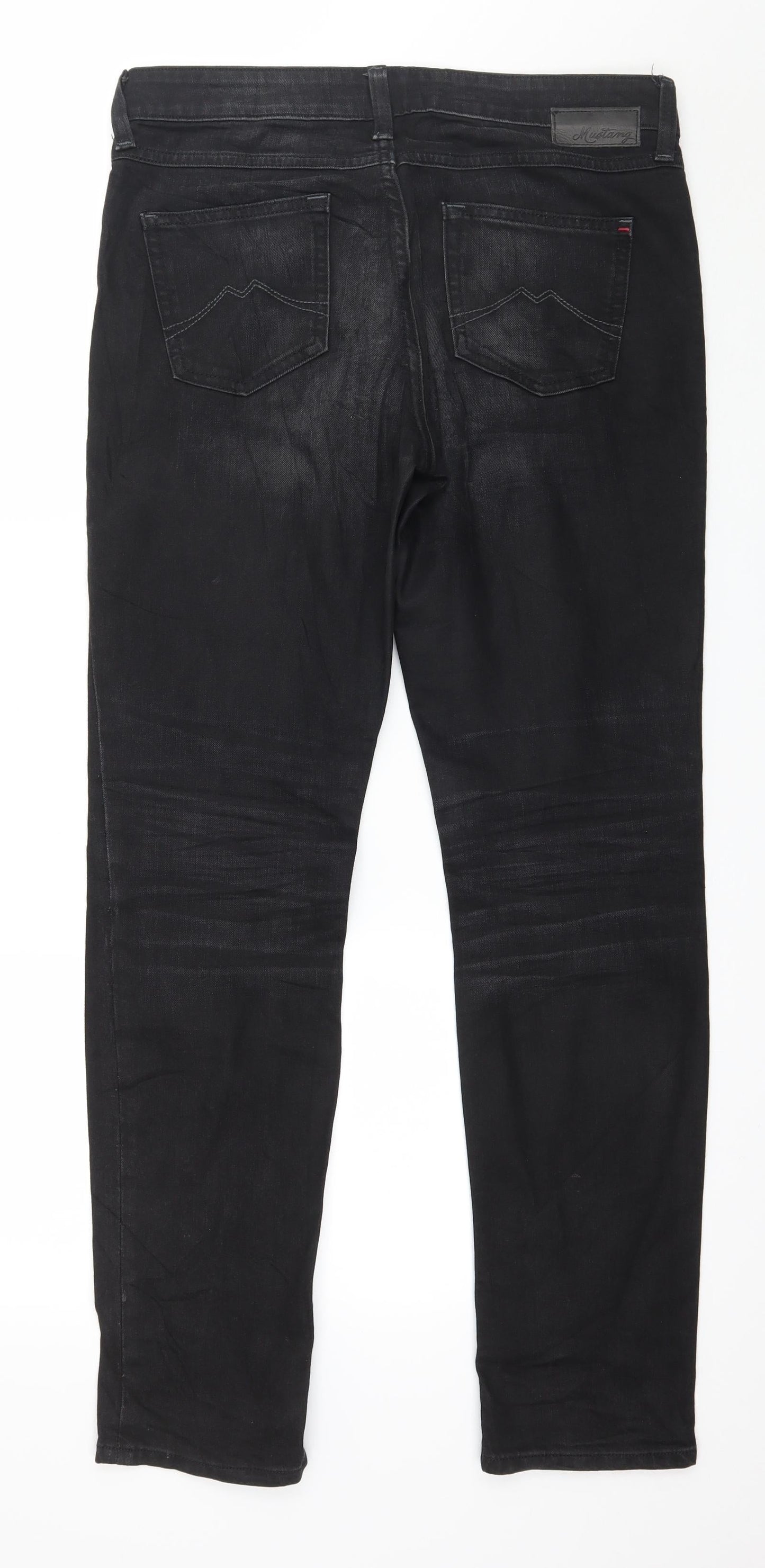 Mustang Mens Black  Denim Skinny Jeans Size 28 L30 in