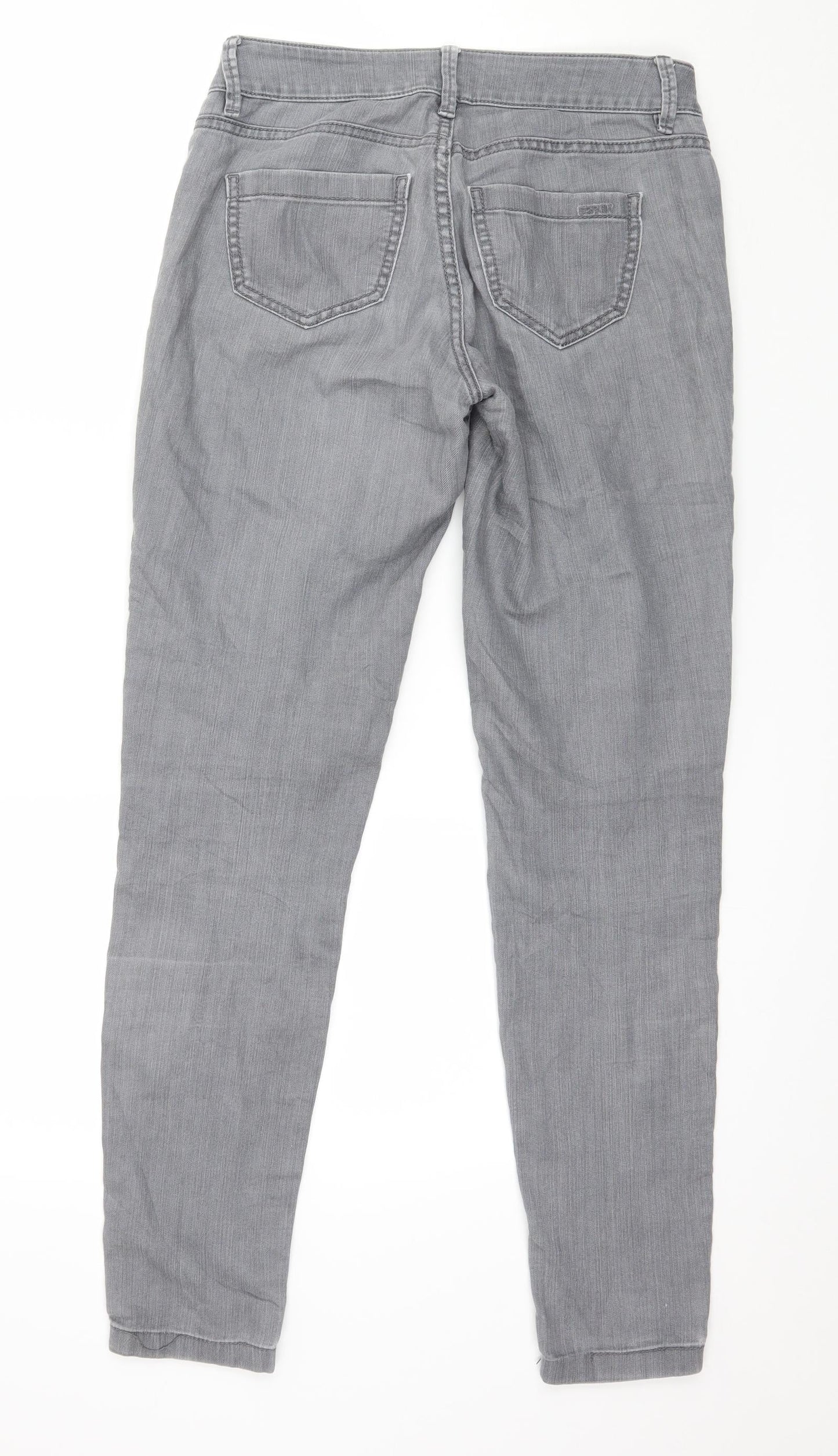 Esprit Womens Grey  Denim Skinny Jeans Size XS L30 in