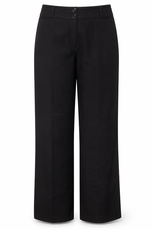 Bonmarché Womens Black Trousers Size 14 L29 in
