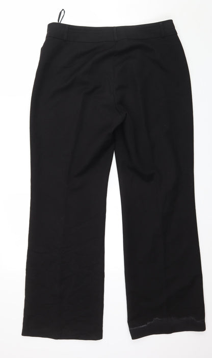 Bonmarché Womens Black Trousers Size 14 L29 in