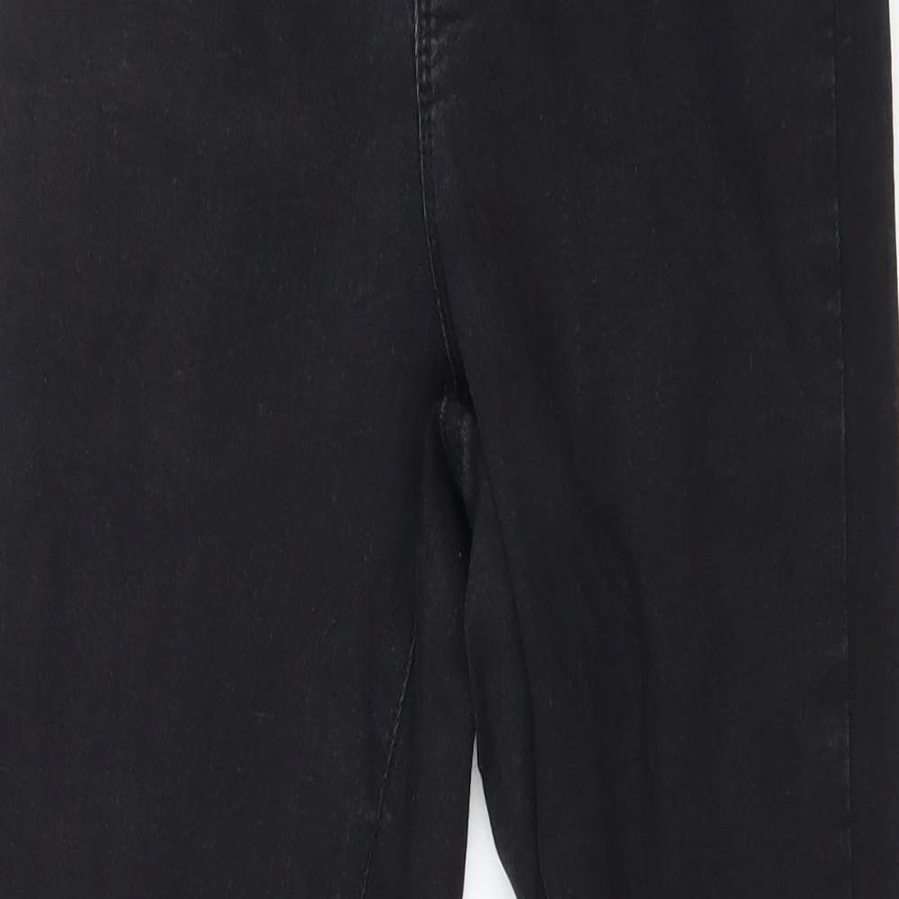 Denim & Co. Womens Black  Denim Skinny Jeans Size 10 L29 in