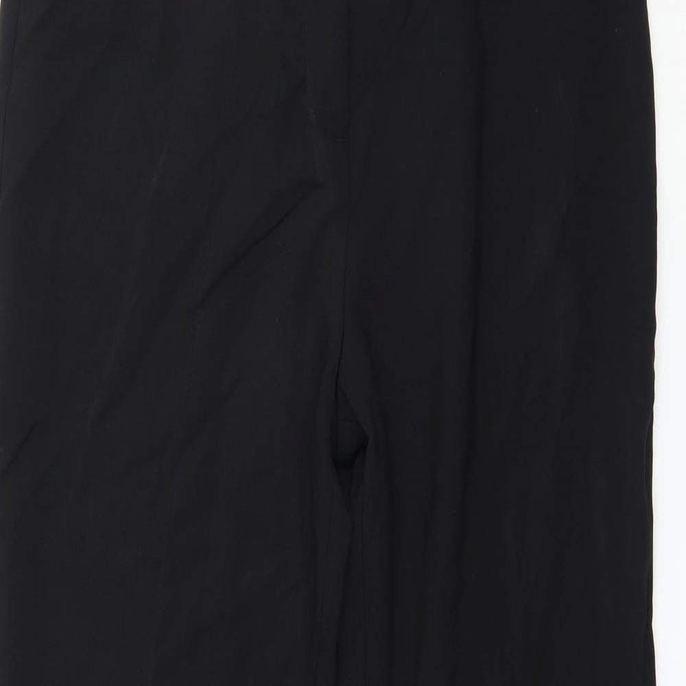 Papaya Womens Black   Trousers  Size 10 L27 in