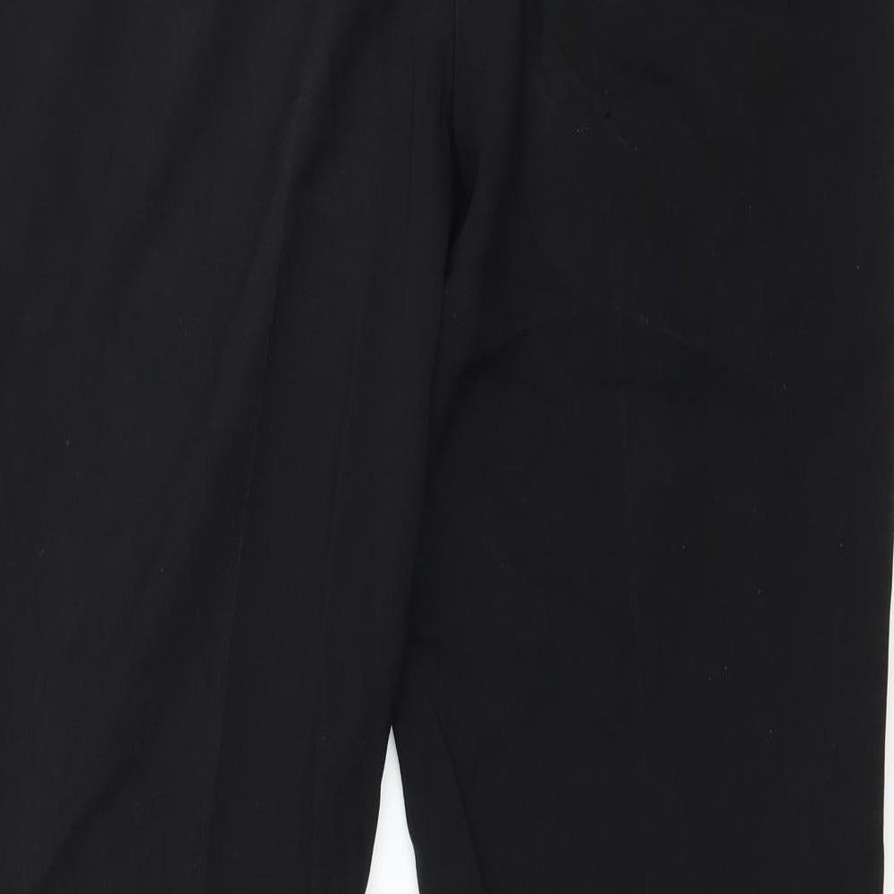 Papaya Womens Black   Trousers  Size 10 L27 in