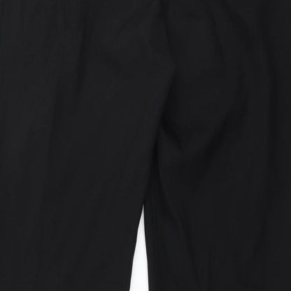 Brand and care label for Evie women’s black trousers, size UK 12, 32-inch leg