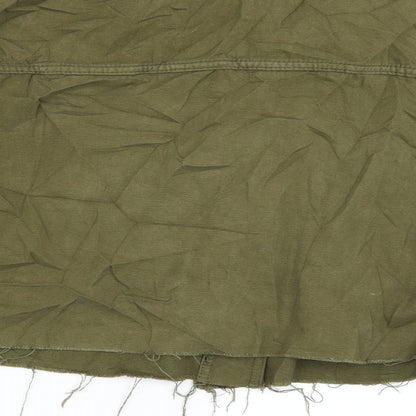 Topshop Womens Green  Denim Jacket  Size S