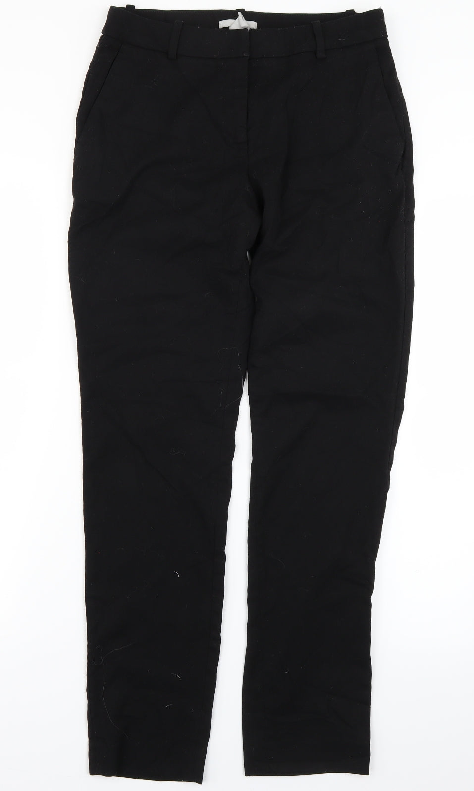 H&M Womens Black   Trousers  Size 8 L26 in