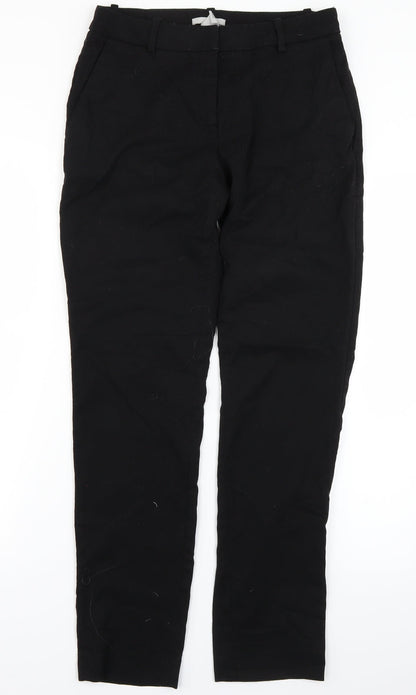 H&M Womens Black   Trousers  Size 8 L26 in