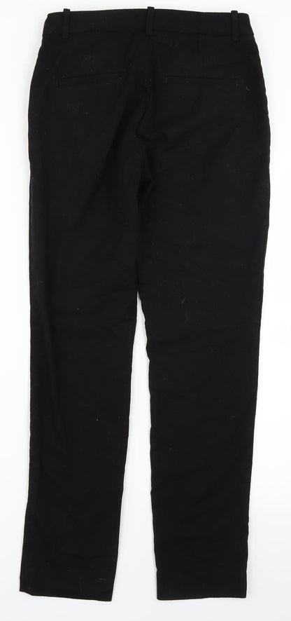 H&M Womens Black   Trousers  Size 8 L26 in