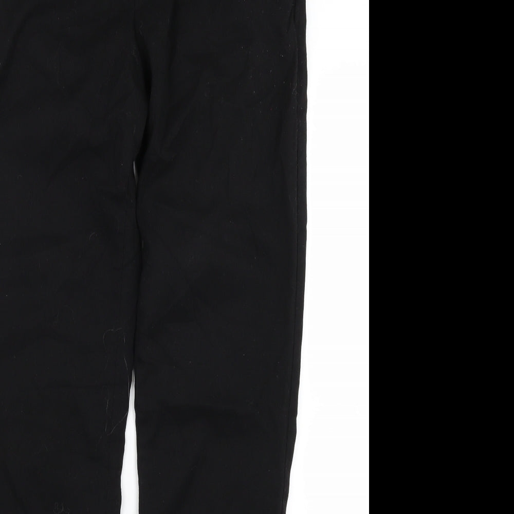 H&M Womens Black   Trousers  Size 8 L26 in