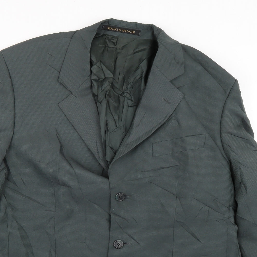 St Michael Mens Green   Jacket Blazer Size 40