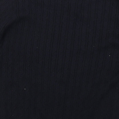 Julipa Womens Blue  Knit Pullover Jumper Size 12