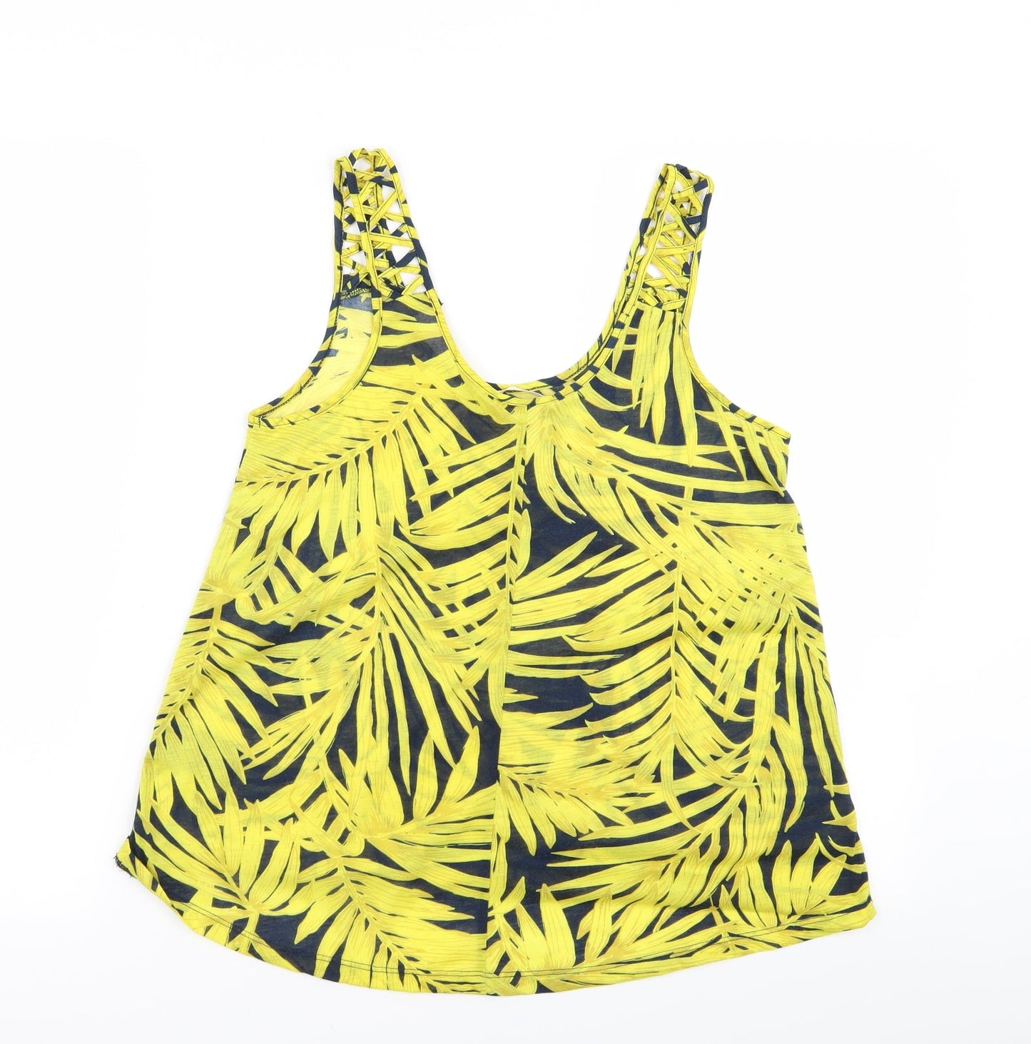 H&M Womens Multicoloured Floral  Basic Tank Size 4
