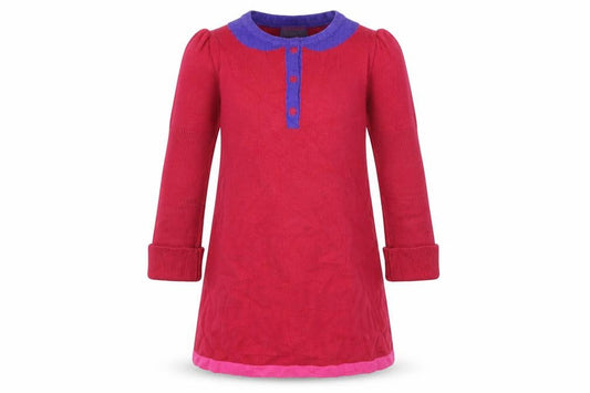 Shrinking Violet Girls Red   Jumper Dress  Size 3 Years