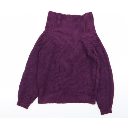 Next Womens Purple   Pullover Jumper Size S